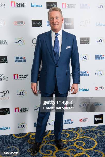 Frank Warren attends the Nordoff Robbins Boxing Dinner 2019 on November 18, 2019 in London, England.