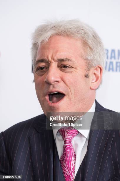 John Bercow attends the Nordoff Robbins Boxing Dinner 2019 on November 18, 2019 in London, England.