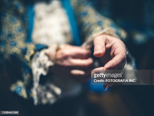 opera singer getting ready in dressing room - theatre dressing room stock pictures, royalty-free photos & images
