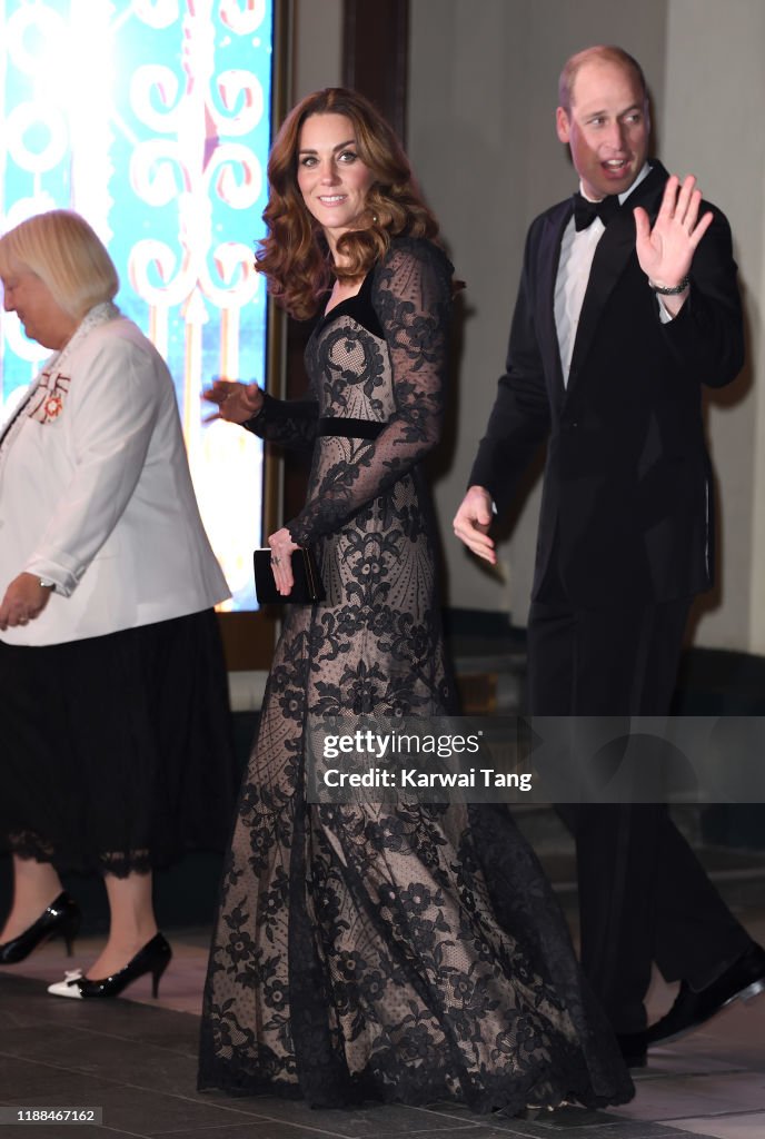 The Duke And Duchess Of Cambridge Attend The Royal Variety Performance