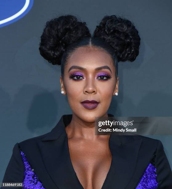 Khadeen Ellis attends the 2019 Soul Train Awards at the Orleans Arena on November 17, 2019 in Las Vegas, Nevada.