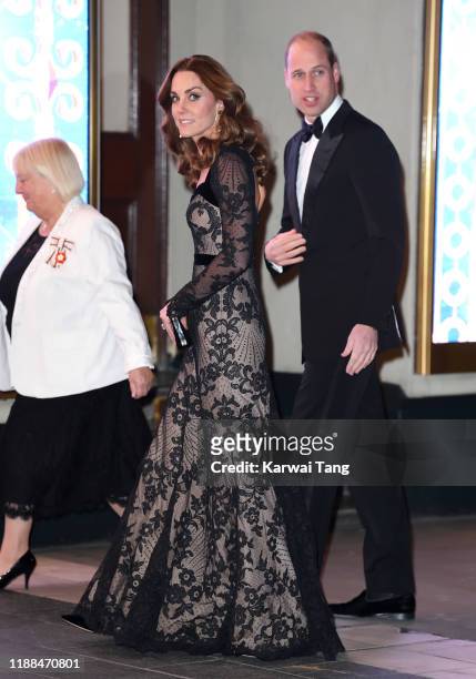 Prince William, Duke of Cambridge and Catherine, Duchess of Cambridge attend the Royal Variety Performance at the London Palladium on November 18,...