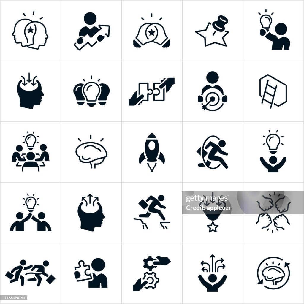 Creativity and Innovation Icons