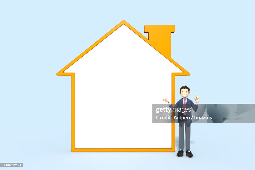 Illustration, 3D, Character, Emoticon, Business