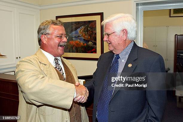 In advance of tomorrow's House Appropriations Committee vote on environmental program cuts, Teddy Roosevelt impersonator Joe Wiegand asks House...