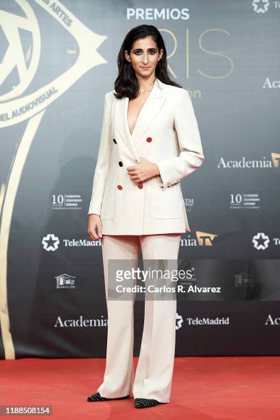 Actress Alba Flores attends 'Iris Academia de Television' awards at Nuevo Teatro Alcala on November 18, 2019 in Madrid, Spain.