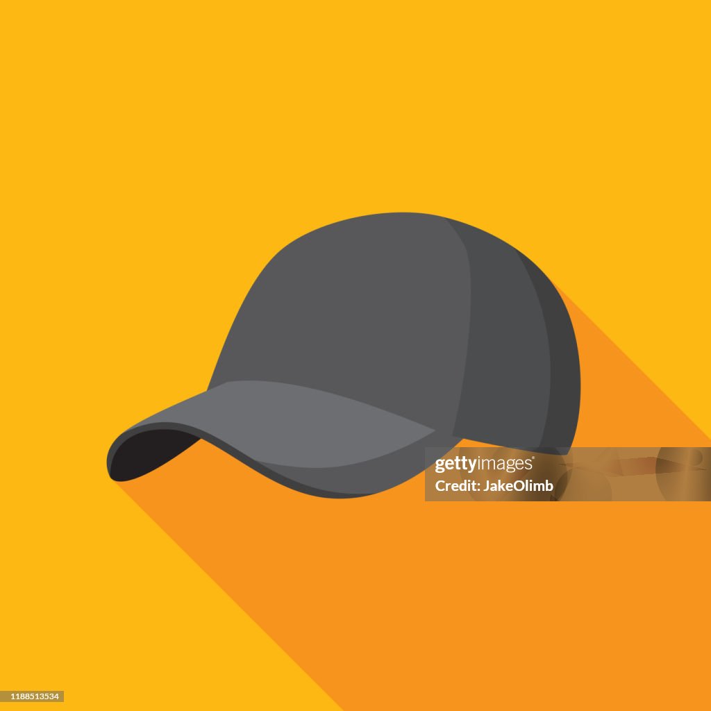 Baseball Cap Icon Flat