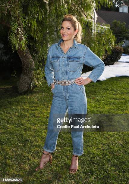 Actress Candace Cameron-Bure visits Hallmark Channel's "Home & Family" at Universal Studios Hollywood on November 18, 2019 in Universal City,...