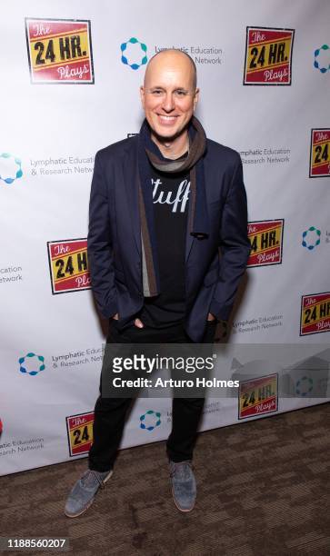 Kelly AuCoin attends The 24 Hour Plays Broadway Gala at Laura Pels Theatre at the Harold & Miriam Steinberg Center for on November 18, 2019 in New...