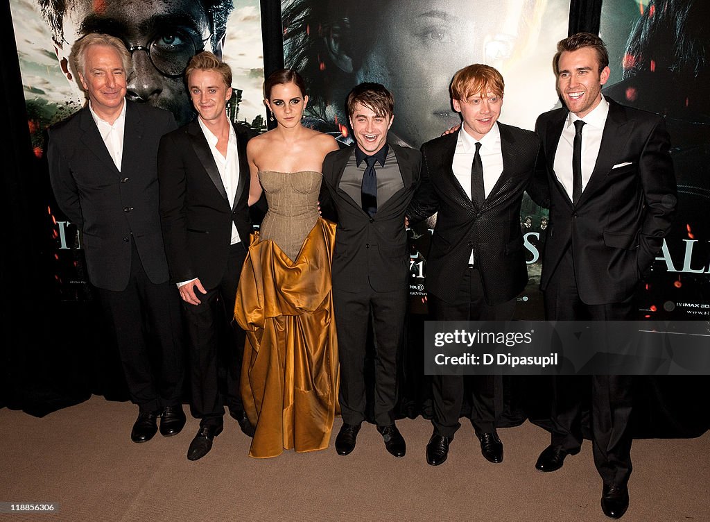 "Harry Potter And The Deathly Hallows: Part 2" New York Premiere - Inside Arrivals