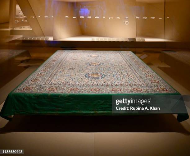 The Pearl Carpet of Baroda was commissioned by Khande Rao Gaekwad, the Maharaja of Baroda, in 1865 to adorn Prophet Mohammed's tomb in Medina, but...