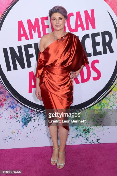 Marina Lantos attends 2019 American Influencer Awards at Dolby Theatre on November 18, 2019 in Hollywood, California.