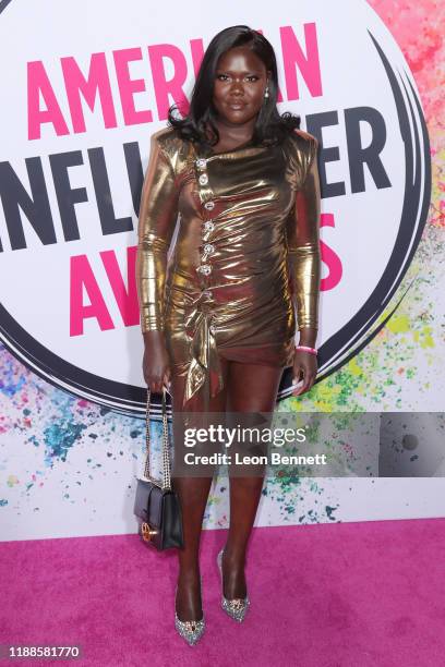 Nyma Tang attends 2019 American Influencer Awards at Dolby Theatre on November 18, 2019 in Hollywood, California.