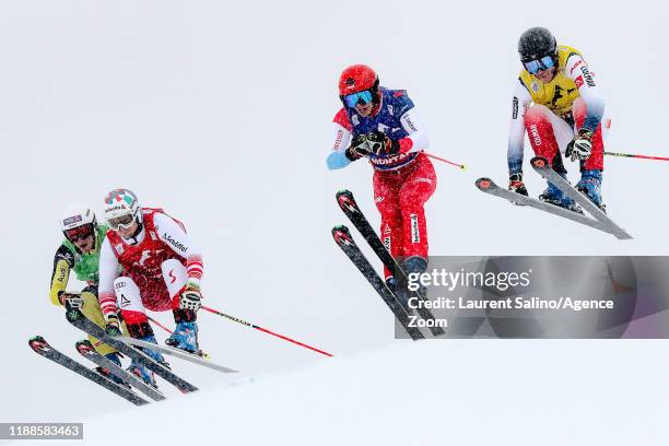 Youri Duplessis Kergomard of France competes, Christoph Wahrstoetter of Austria competes, Tobias Mueller of Germany competes, Martin Gil competes...
