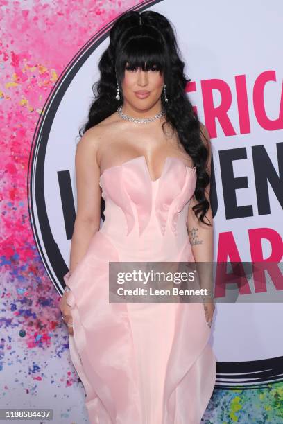 Erika La Pearl attends 2019 American Influencer Awards at Dolby Theatre on November 18, 2019 in Hollywood, California.