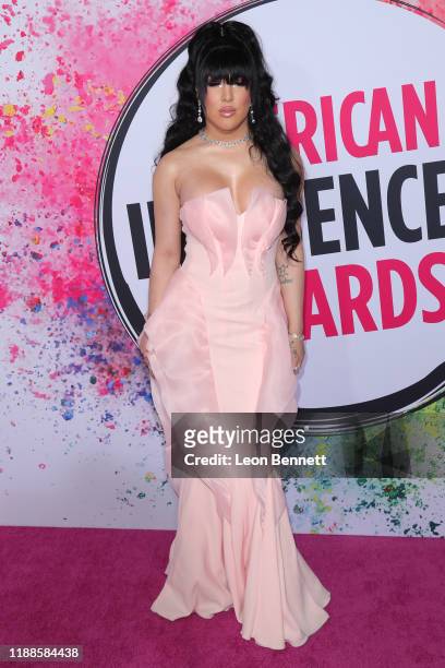 Erika La Pearl attends 2019 American Influencer Awards at Dolby Theatre on November 18, 2019 in Hollywood, California.