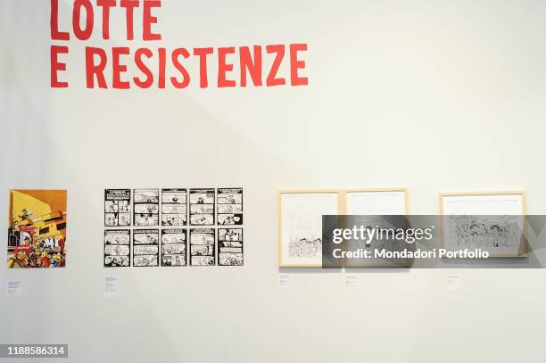 Opening of the exhibition by Zerocalcare "Scavare fossati-Nutrire coccodrilli" at MAXXI National Museum of the XXI century arts. Rome, November 9th,...