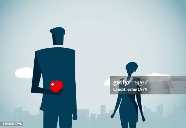 dating - young man praying stock illustrations