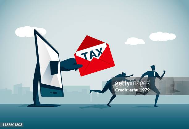 tax form - 2019 taxes stock illustrations