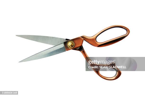 isolated fashion scissors - scissors stock pictures, royalty-free photos & images