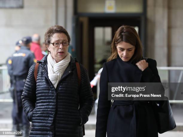 The former counsellor of Treasury of Andalucia, Carmen Martinez Aguayo is seen arriving to the Sevilla High Court for the trial about ‘ERE’ case in...