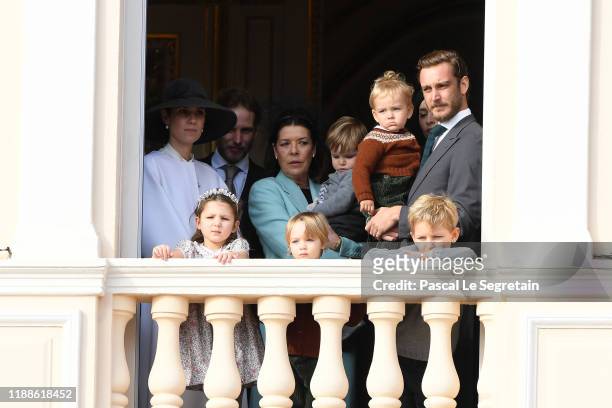 Tatiana Santo Domingo, Andrea Casiraghi, Princess Caroline of Hanover, Pierre Casiraghi with Francesco Casiraghi, India Casiraghi, Stefano Casiraghi...