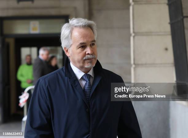 The director of IFA-IDEA agency, Jacinto Cañete, is seen arriving to the Sevilla High Court for the trial about ‘ERE’ case in which the former...