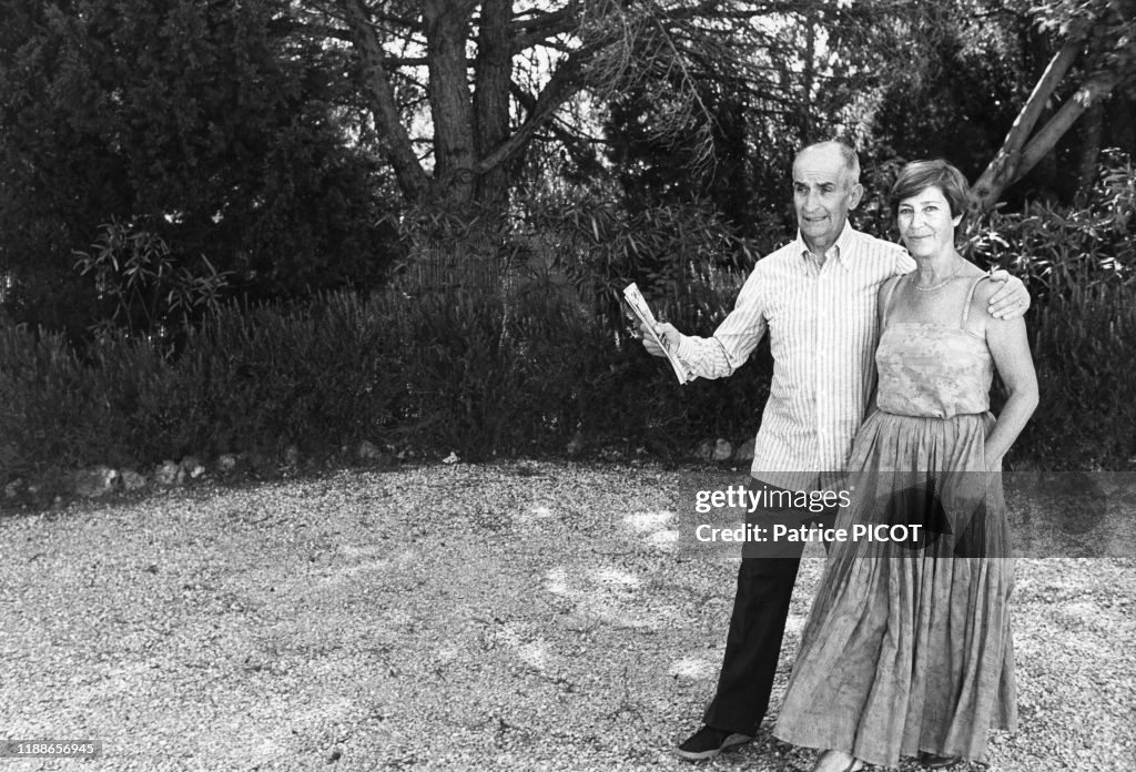 Louis de Funès et sa femme en 1978