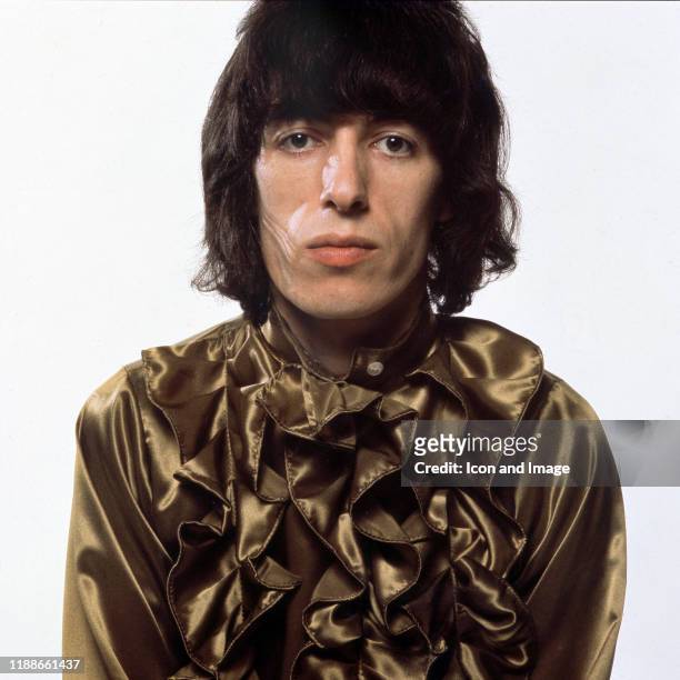 English bass player and founding member of The Rolling Stones Bill Wyman poses for a portrait, circa 1969, in London, England.