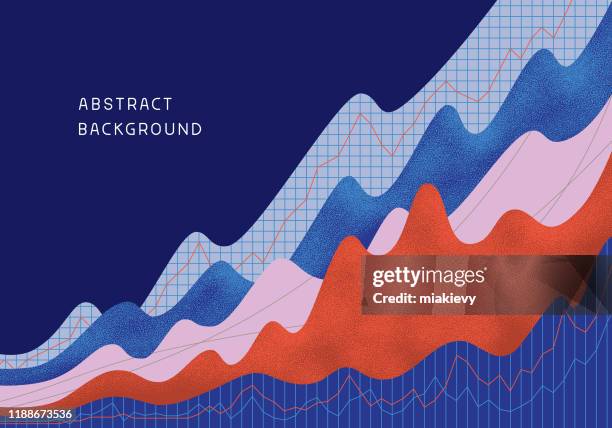 ilustraciones, imágenes clip art, dibujos animados e iconos de stock de antecedentes financieros abstractos - curva forma