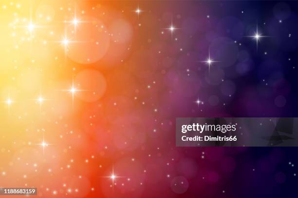 abstract dreamy vector background - star field background stock illustrations