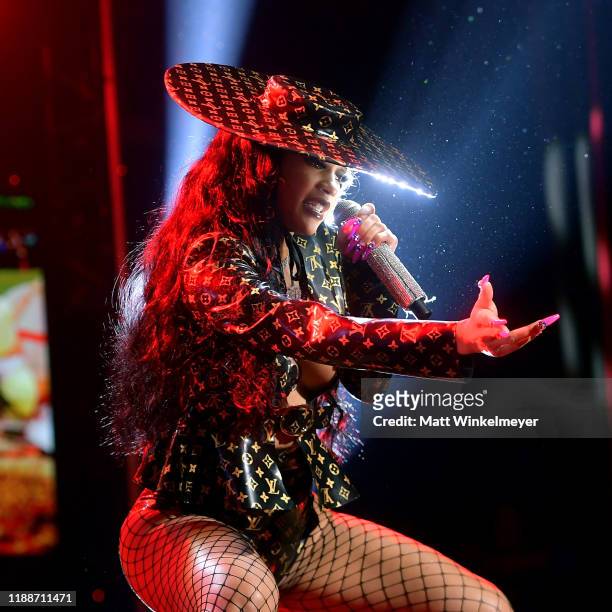 Saweetie performs onstage during the 2nd Annual American Influencer Awards at Dolby Theatre on November 18, 2019 in Hollywood, California.