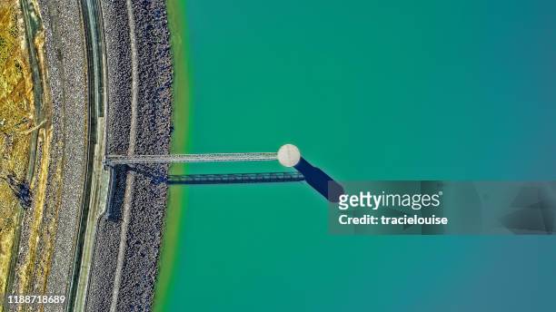 lake eppalock aerial - victoria aerial stock pictures, royalty-free photos & images