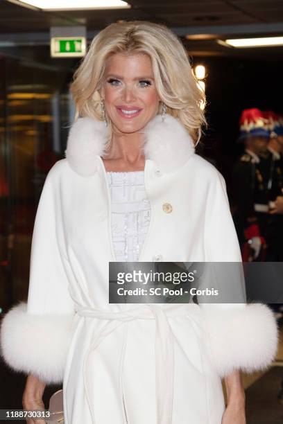 Victoria Silvstedt attends the gala at the Opera during Monaco National Day celebrations on November 19, 2019 in Monte-Carlo, Monaco.