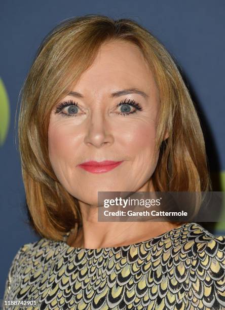 Sian Williams attends the Channel 5 2020 Upfront photocall at St. Pancras Renaissance London Hotel on November 19, 2019 in London, England.