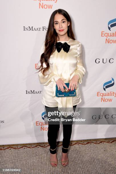 Audrey Gelman attends the annual Make Equality Reality Gala hosted by Equality Now on November 19, 2019 in New York City.