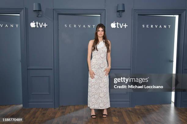 Nell Tiger Free attends the world premiere of Apple TV+'s "Servant" at BAM Howard Gilman Opera House on November 19, 2019 in the Brooklyn Borough of...