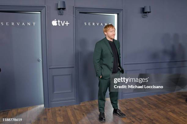 Rupert Grint attends the world premiere of Apple TV+'s "Servant" at BAM Howard Gilman Opera House on November 19, 2019 in the Brooklyn Borough of New...