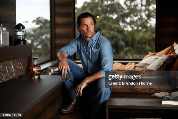 Matthew McConaughey launched an off-grid cabin he co-designed with Wild Turkey's charity initiative, With Thanks, at The Royal Botanic Gardens...