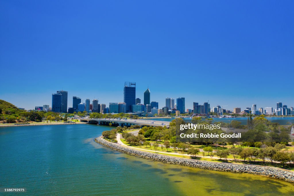 View Of Perth Aerial View Of Perth Western Australia High-Res Stock Photo - Getty Images