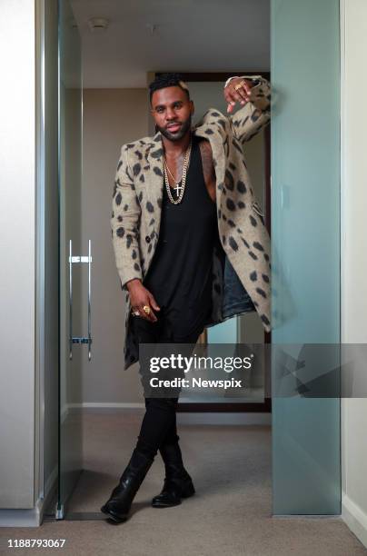 Singer Jason Derulo poses during a photo shoot in Sydney, New South Wales.