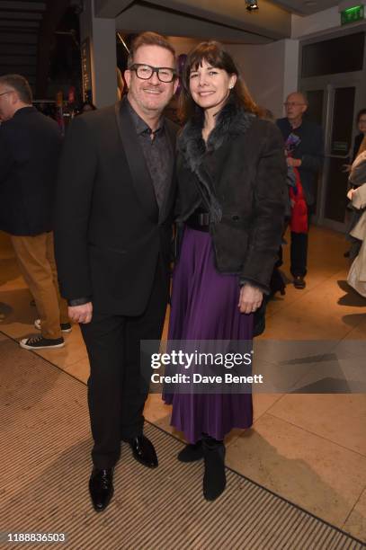 Matthew Bourne and Darcey Bussell attends the press night performance of Matthew Bourne's "The Red Shoes" at Sadler's Wells Theatre on December 15,...