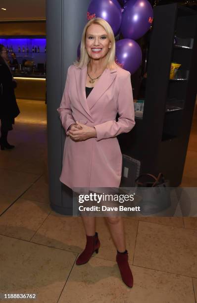 Anneka Rice attends the press night performance of Matthew Bourne's "The Red Shoes" at Sadler's Wells Theatre on December 15, 2019 in London, England.