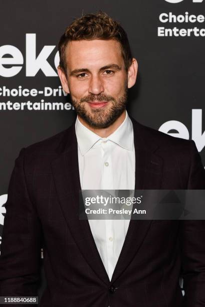 Nick Viall attends eko Fall Fiction Slate Premiere 2019 at Goya Studios on November 19, 2019 in Hollywood, California.