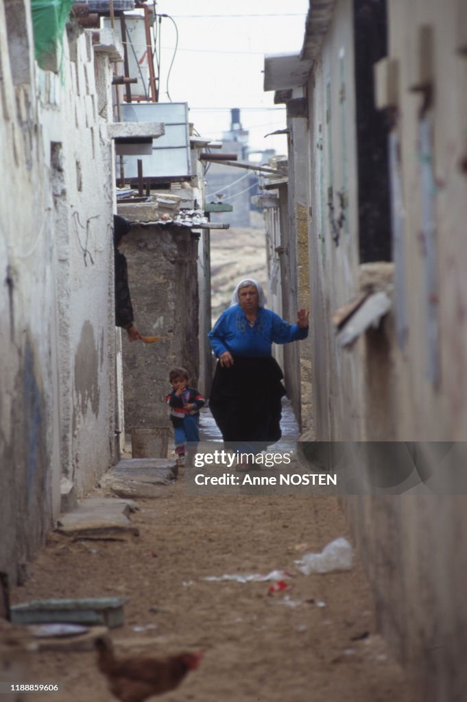 Pauvreté et chômage à Gaza, 1996