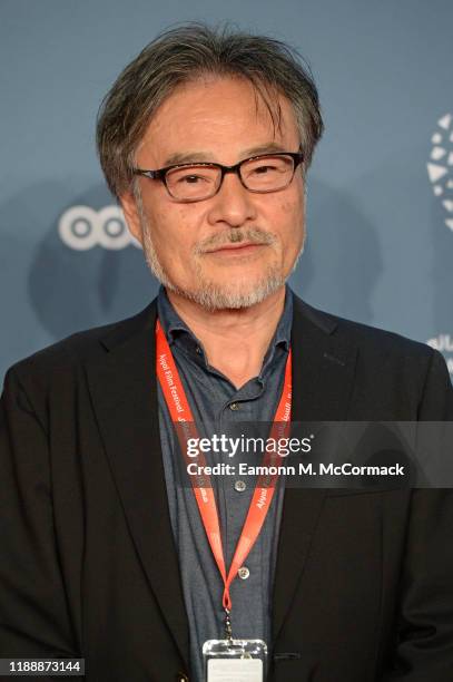 Director Kiyoshi Kurosawa during the 'Made in Qatar' red carpet at the Ajyal Film Festival on November 19, 2019 in Doha, Qatar.