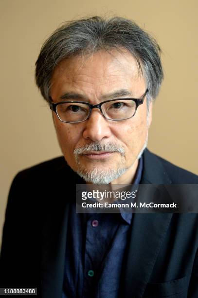 Director Kiyoshi Kurosawa attends the press briefing during the Ajyal Film Festival on November 20, 2019 in Doha, Qatar.