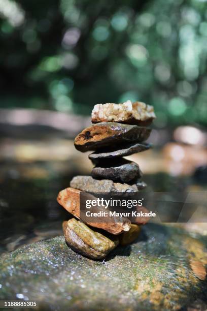 Stacking Rocks In Stream 4,068 Close Up Of Stream With Rocks Stock Photos, High-Res Pictures ...