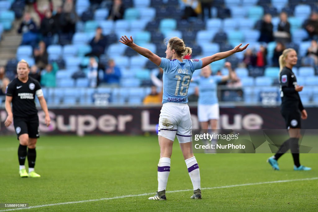 Manchester City v Brighton &amp; Hove Albion - Barclays FA Women's Super League