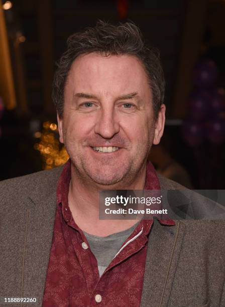 Lee Mack attends the press night performance of Matthew Bourne's "The Red Shoes" at Sadler's Wells Theatre on December 15, 2019 in London, England.
